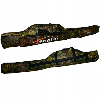 POKROWIEC NA WĘDKI 2 KOMORY 150 cm 2 boczne kiesz