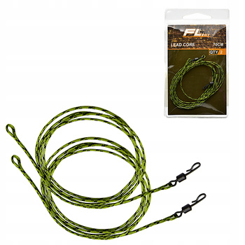 2 x Przypon LEAD CORE z krętlikiem szybkiej 70 cm