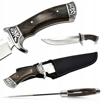 KANDAR Nóż Myśliwski Survivalowy Taktyczny Pochwa