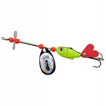 Błystka blacha Blaszka Obrotówka Spinner 12 g / 10 cm ze śmigłem