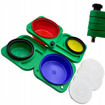 Poczwórna PALETA Składana z gwintem + 4 X POJEMNIK