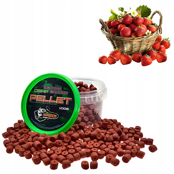 PELLET HACZYKOWY MARGROM 8mm 100g Truskawka