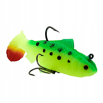 GUMA Uzbrojona w główkę jigową i kotwicę przynęta kopyto 8 cm 14 g