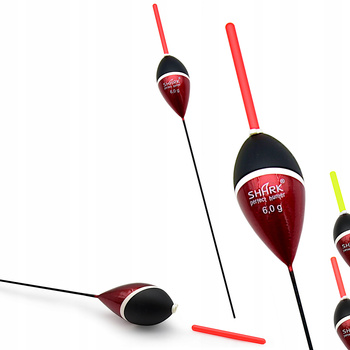 Spławik STAŁY z BALSY SHARK 6,0g / 21 cm gniazdo pod nasadkę świecącą 3mm