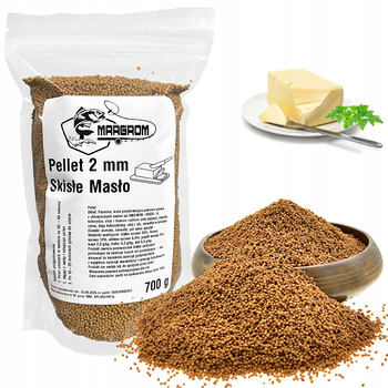 PELLET ZANĘTOWY 2 mm MARGROM 700g SKISŁE MASŁO