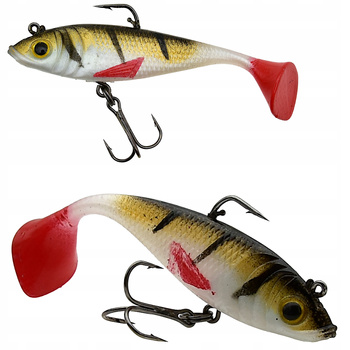 GUMA Uzbrojona w główkę jigową i kotwicę przynęta kopyto 8,5 cm 13 g