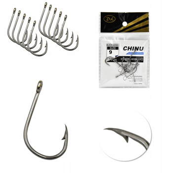 Zestaw Haczyk Haczyki DL CHINU 9 B. Nickel 10szt