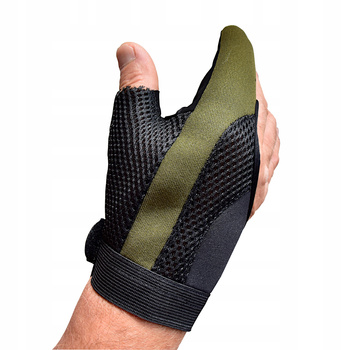 Rękawica wędkarska OCHRONNA na palec wskazujący Ochrona przy rzucie