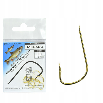 Haczyk Haczyki KAMIKAZE MEBARU Nr 8 (10szt) złoty