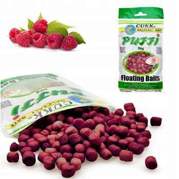 Puffi przynęta CUKK 30g pływające chrupki MALINA