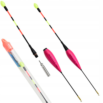 SPŁAWIK świecący LED na Baterie przelotowy plus TUBA wyporność 2 g |24 cm