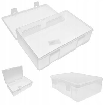 Solidne Pudełko pojemnik wędkarski 26x17x8 cm 2,5L