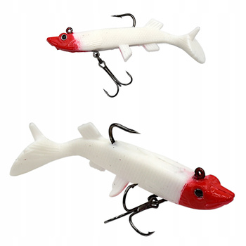 GUMA Uzbrojona w kotwicę i główkę jigową Kopyto przynęta 8 cm 10 g