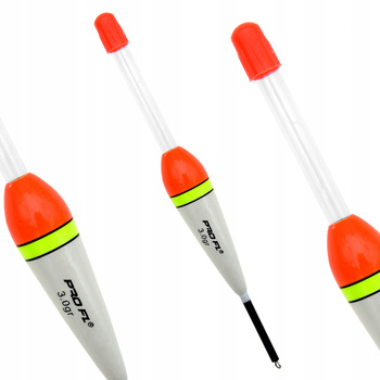 Spławik przelotowy PRO FL 3 g 14,5 cm z gniazdem na nasadkę świecącą