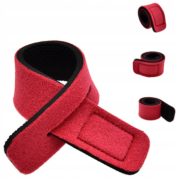 RZEP do spinania wędki wędek 3 x 24 cm opaska rzepy kolor CZERWONY