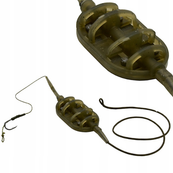 Gotowy Uzbrojony koszyk metod Method Feeder 50g #4