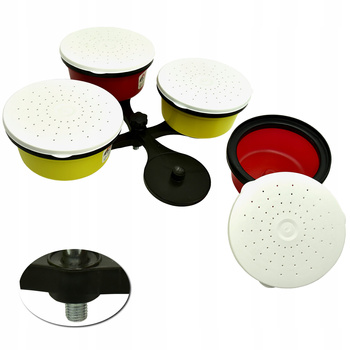 PODSTAWA z gwintem + 4 X POJEMNIK 0,4 L ANPLAST