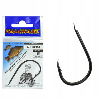 Haczyk Haczyki KAMIKAZE CHINU Nr 6 (10szt) Kute