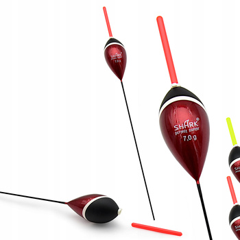 Spławik STAŁY z BALSY SHARK 7,0g / 22,5 cm gniazdo pod nasadkę świecącą 3mm