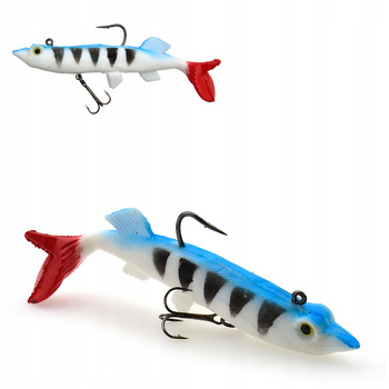 GUMA Uzbrojona w kotwicę i główkę jigową Kopyto przynęta 14 cm 38 g