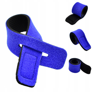 RZEP do spinania wędki wędek 3 x 24 cm opaska rzepy kolor NIEBIESKI