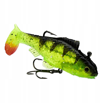 GUMA Uzbrojona w główkę jigową i kotwicę przynęta kopyto 8 cm 14 g