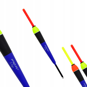 Spławik przelotowy PRO FL 3 g 15,8 cm na świetlik czerwony lub żółty czubek