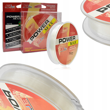 ŻYŁKA WĘDKARSKA FL POWER MAX 0,12 mm 2,2 kg 150 m