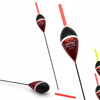 Spławik STAŁY z BALSY SHARK 2,0g / 15,5 cm gniazdo pod nasadkę świecącą 3mm