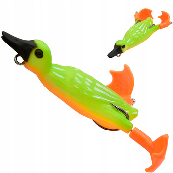 KACZKA Przynęta antyzaczepowa Wobler 3D Spinning Szczupak