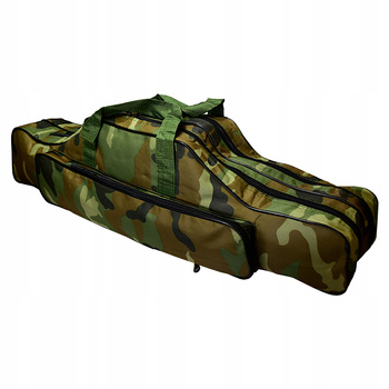 POKROWIEC NA WĘDKI 2 KOMORY 80 cm boczna kieszeń