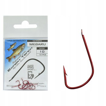 Haczyk Haczyki KAMIKAZE MEBARU Nr 10 (10szt) czerw