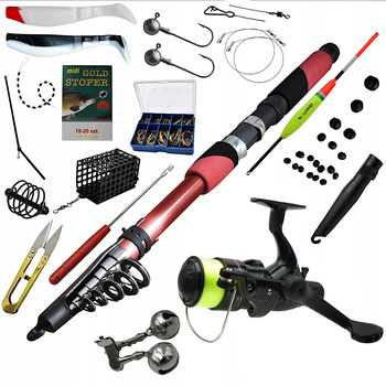 ZESTAW WĘDKARSKI WĘDKA 3,0 m KOŁOWROTEK