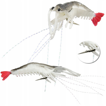 Przynęta Sztuczna KREWETKA UZBROJONA HAK 8cm/ 4,6g