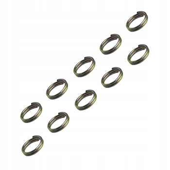 Kółka ŁĄCZNIKOWE 9 mm Assan 10 szt kol miedziany