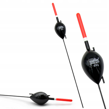 Spławik STAŁY z BALSY SHARK 8,0 g / 24,5 cm z bocznym przelotem