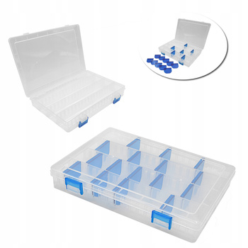 Pudełko Skrzynka Wędkarska 20-komorowy ORGANIZER