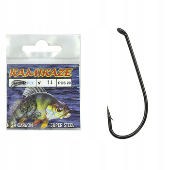 Haczyk Haczyki KAMIKAZE FLY Nr 14 (20szt) b. nick
