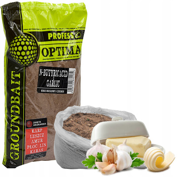 Zanęta Wędkarska PROFESS OPTIMA K Masł Czosnek 1kg