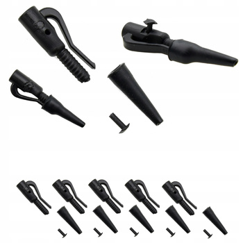 Bezpieczny klips z łącznikiem gumowym 5 sztuk