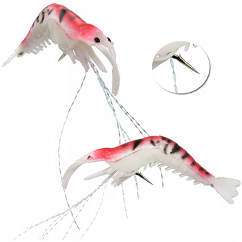 Przynęta Sztuczna KREWETKA UZBROJONA HAK 8cm/ 4,6g