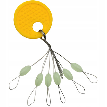 STOPER stopery SILIKONOWE FLUO baryłka Duży L - 6 szt