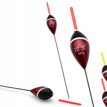 Spławik STAŁY z BALSY SHARK 4,0g / 17,5 cm gniazdo pod nasadkę świecącą 3mm