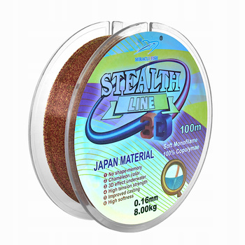 HAISHIDA ŻYŁKA 3 D STEALTH LINE 0,25 mm 13 kg