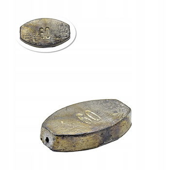 OŁÓW CIĘŻAREK PRZELOTOWY PŁASKI GRUNTOWY 60 g PL