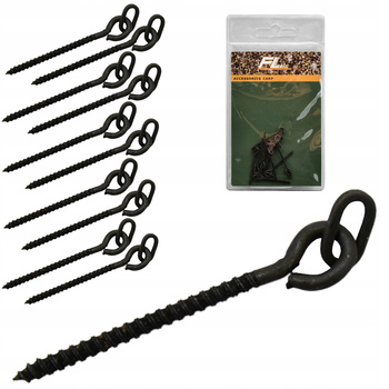 10 x WKRĘT do KULEK PRZYNĘT z kółkiem 27 mm METAL