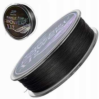Plecionka 12 SPLOTOWA Power 0.22 mm/ 39.6kg Czarna