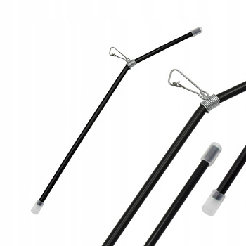 RURKA ANTYSPLĄTANIOWA Wędkarska 15 cm wygięta krętlik agrafka Feeder grunt