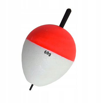 SPŁAWIK ŻYWCOWY STYROPIANOWY 60g Boja z przetyczką