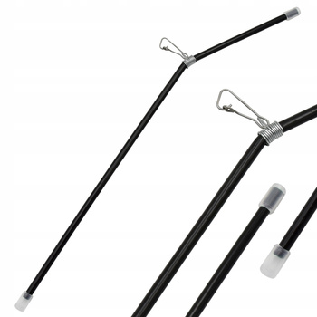 RURKA ANTYSPLĄTANIOWA Wędkarska 25 cm wygięta krętlik agrafka Feeder grunt